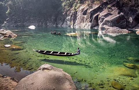 Dawki River Crystal Clear